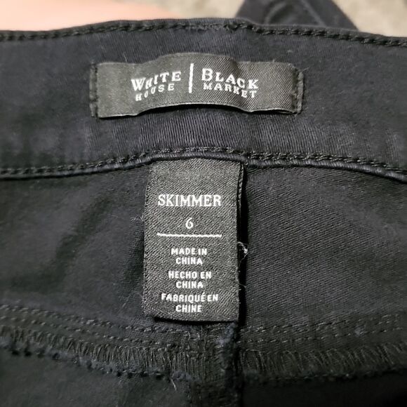 whbm Black Skimmer rhinestones  Sz 6 - Picture 6 of 13